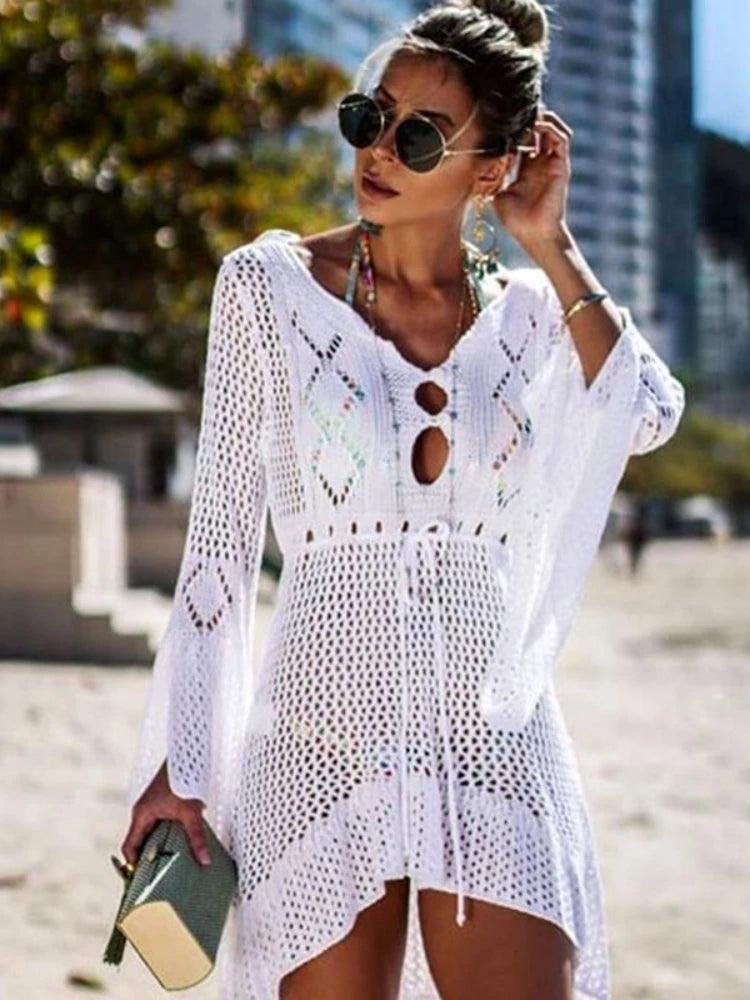 Beachwear Crochet Tunic - Jey Boutique LLC