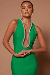 Diamond Bandage Long Dress - Jey Boutique LLC
