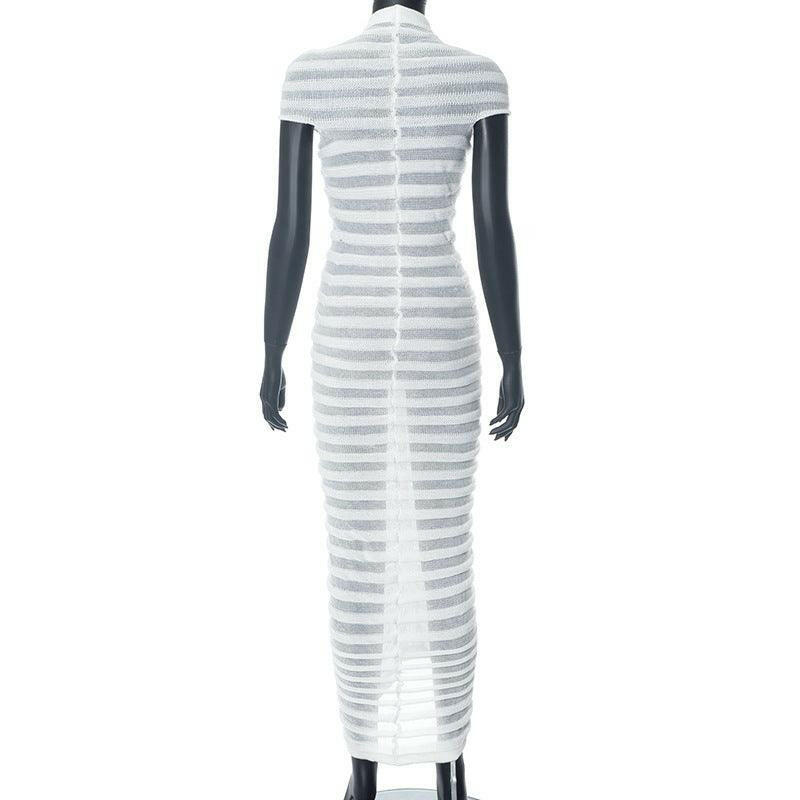 Famous Knitted Longa length Dress Elegant - Jey Boutique LLC