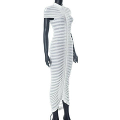 Famous Knitted Longa length Dress Elegant.