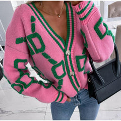 Fashion Knit Cardigan Loose Sweater - Jey Boutique LLC