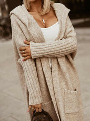 Full Size SIMPLY LIVE Hooded Cardigan.