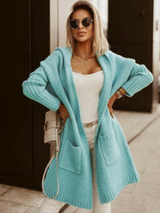 Full Size SIMPLY LIVE Hooded Cardigan.