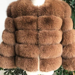 Fur Coat Real Fur Jacket - Jey Boutique LLC