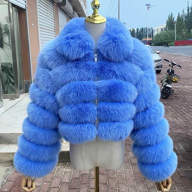 Fur Coat Real Fur Jacket - Jey Boutique LLC