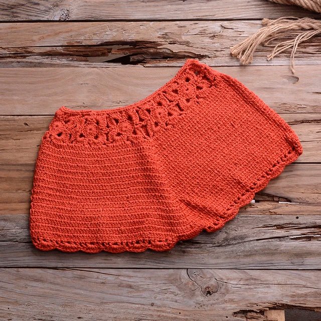 Handmade Crochet Beachwear Set.