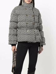 HIGH STREET Designer Belted Puffer Down Coat Parka Jacket - Jey Boutique LLC