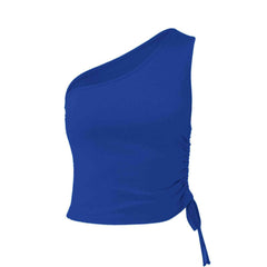 One Shoulder Tie Detail Cami - Jey Boutique LLC